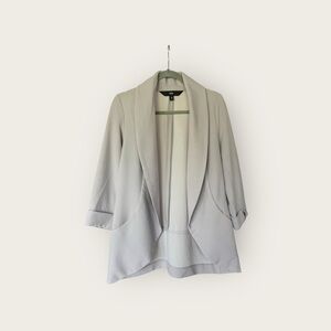 Wesc Gray Blazer Shawl Collar Lightweight